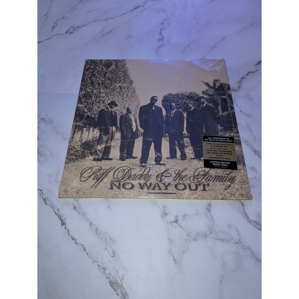 Puff Daddy No Way Out 25th Anniversary White Vinyl 2 LP Sealed Bad Boy Records